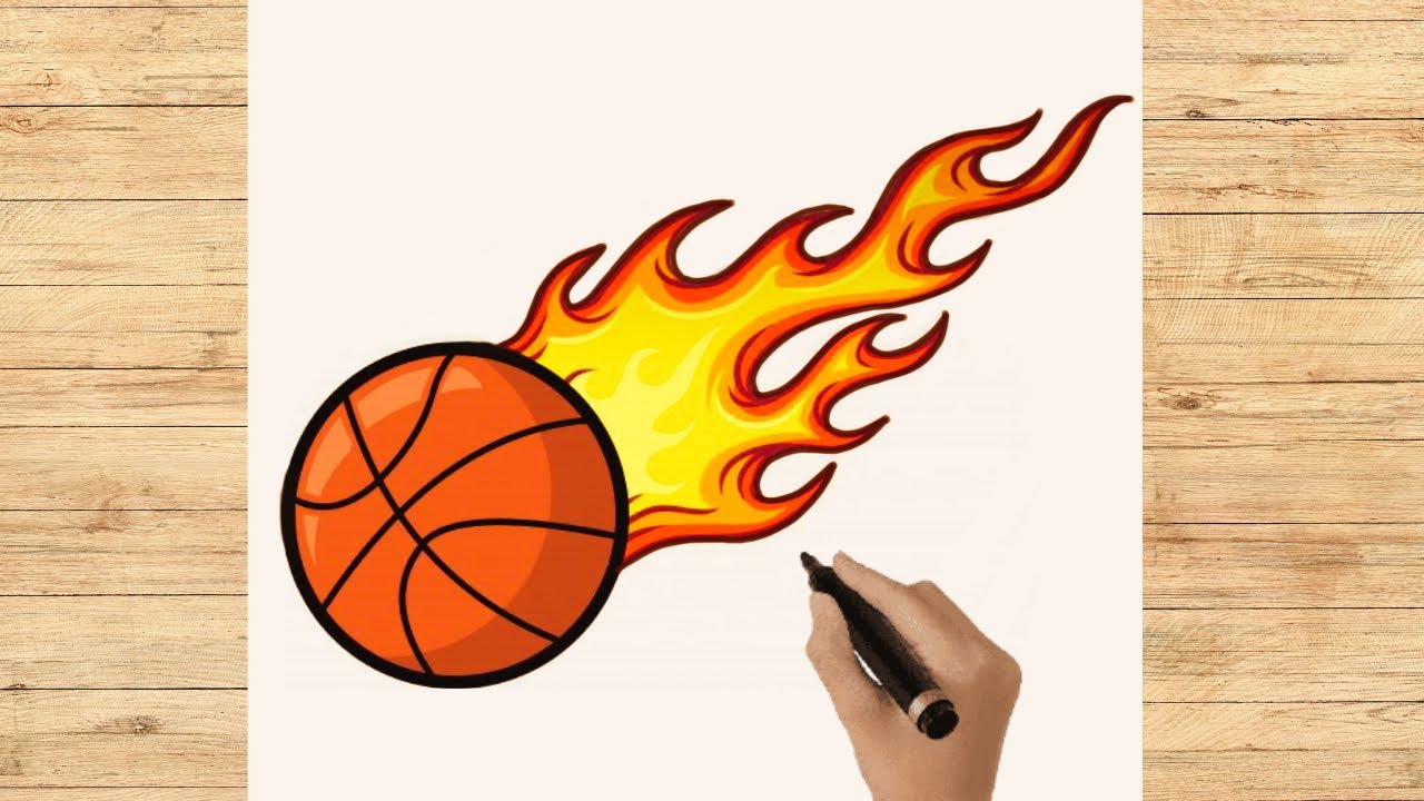 How to draw a Basketball || basketball coloring || colour pencil drawing for beginners