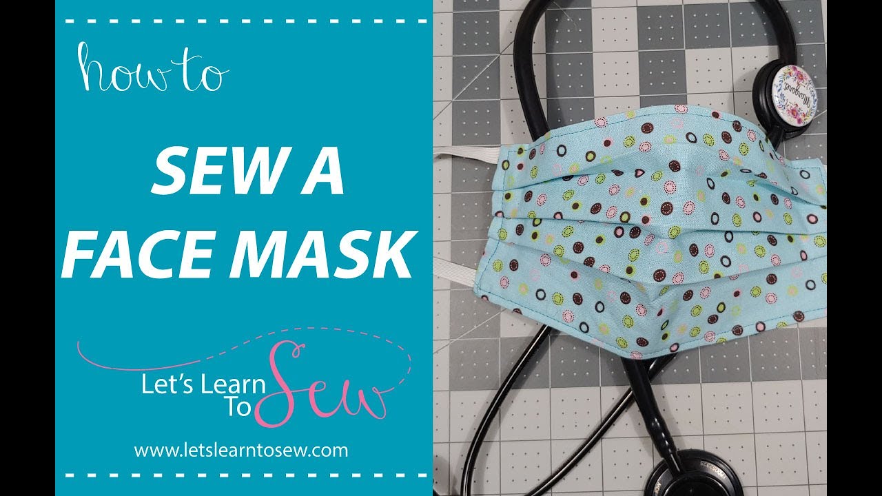 How to sew a Medical FACE MASK/step-by step tutorial