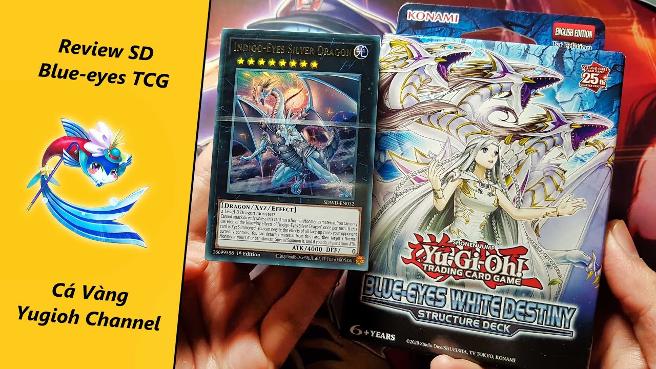 STRUCTURE DECK  「Blue-eyes White Destiny」 Cá Vàng Yugioh Channel