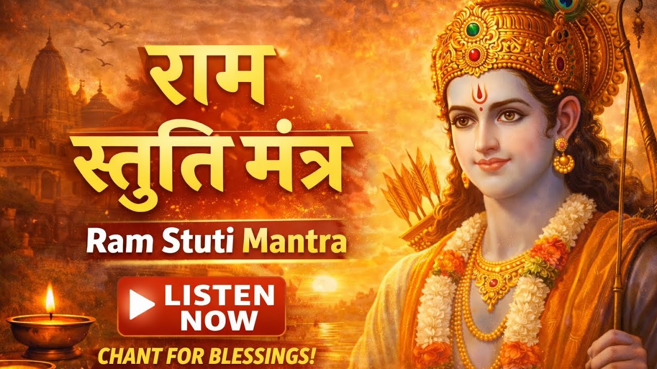 Shri Ram Chandra Kripalu Bhajuman | Relaxing Ram Stuti | श्री राम स्तुति