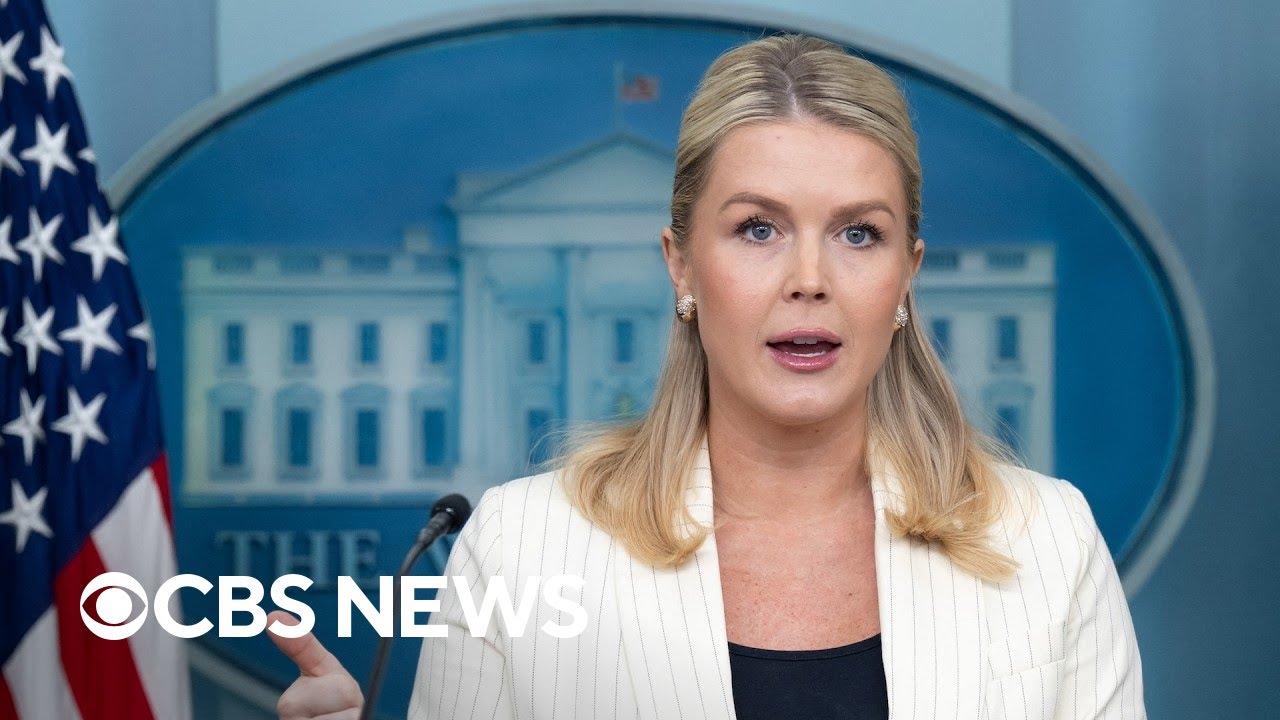 White House holds briefing amid mix messaging on Iran war | full video