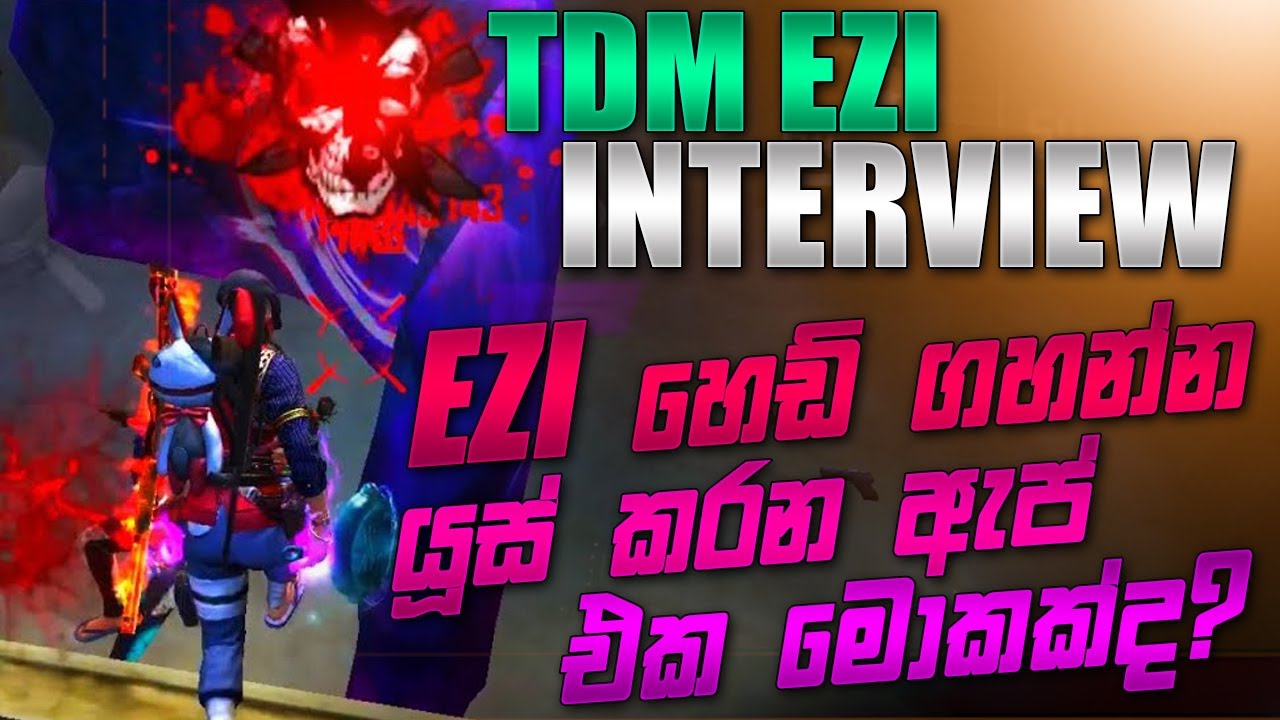 TDM Ezi Interview | Emulator Settings මෙන්න | Gaming Mads