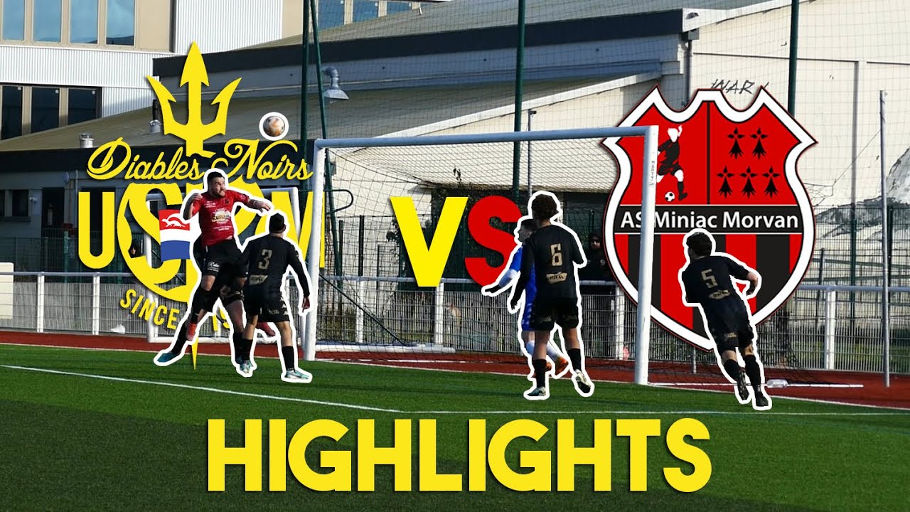 US Saint Malo vs AS Miniac Morvan ⚽️ | R3 J13 2024 | #highlights