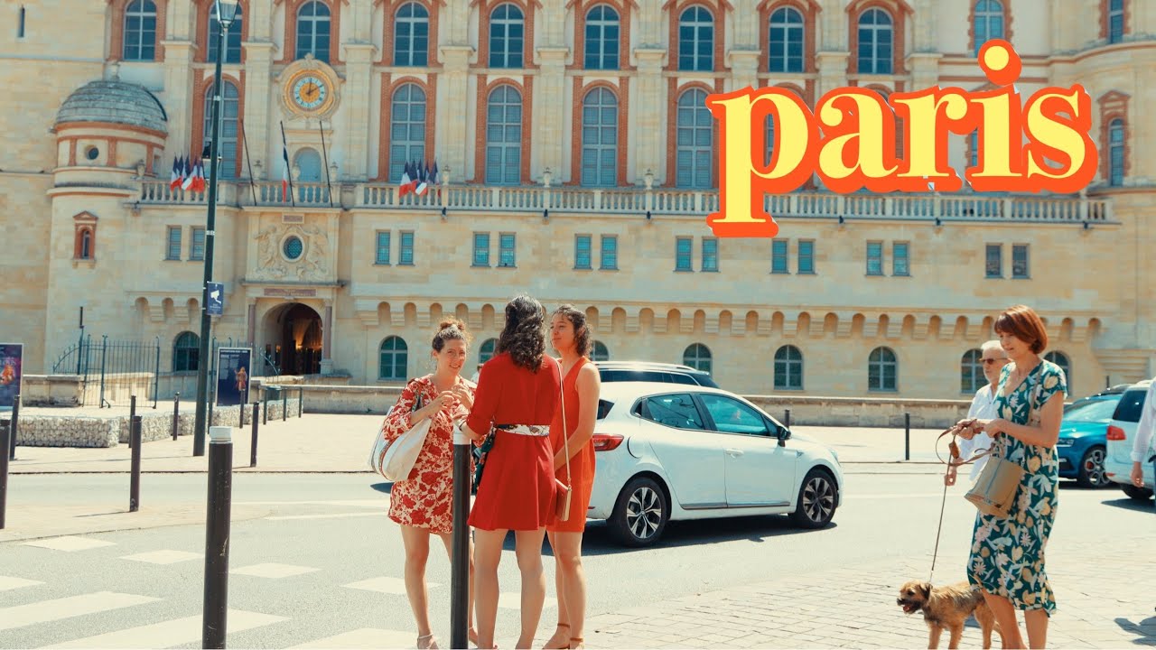 Paris area Château de Saint Germain en Laye walk，HD stereo sound