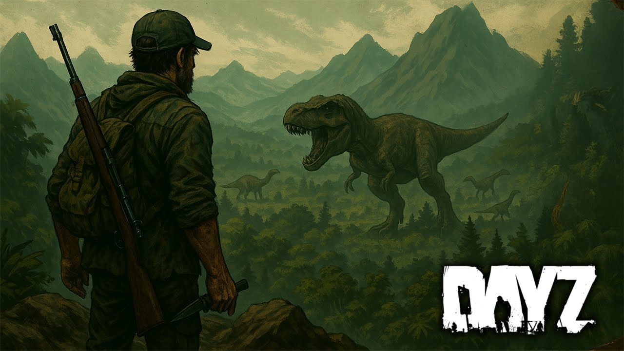 I Hunted Down a T. Rex on a Dino Infested Island! - DayZ