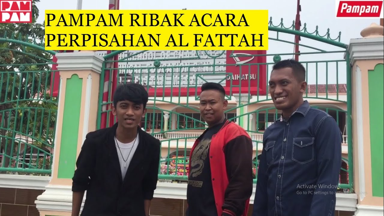 PAMPAM RIBAK ACARA PERPISAHAN ALFATTAH