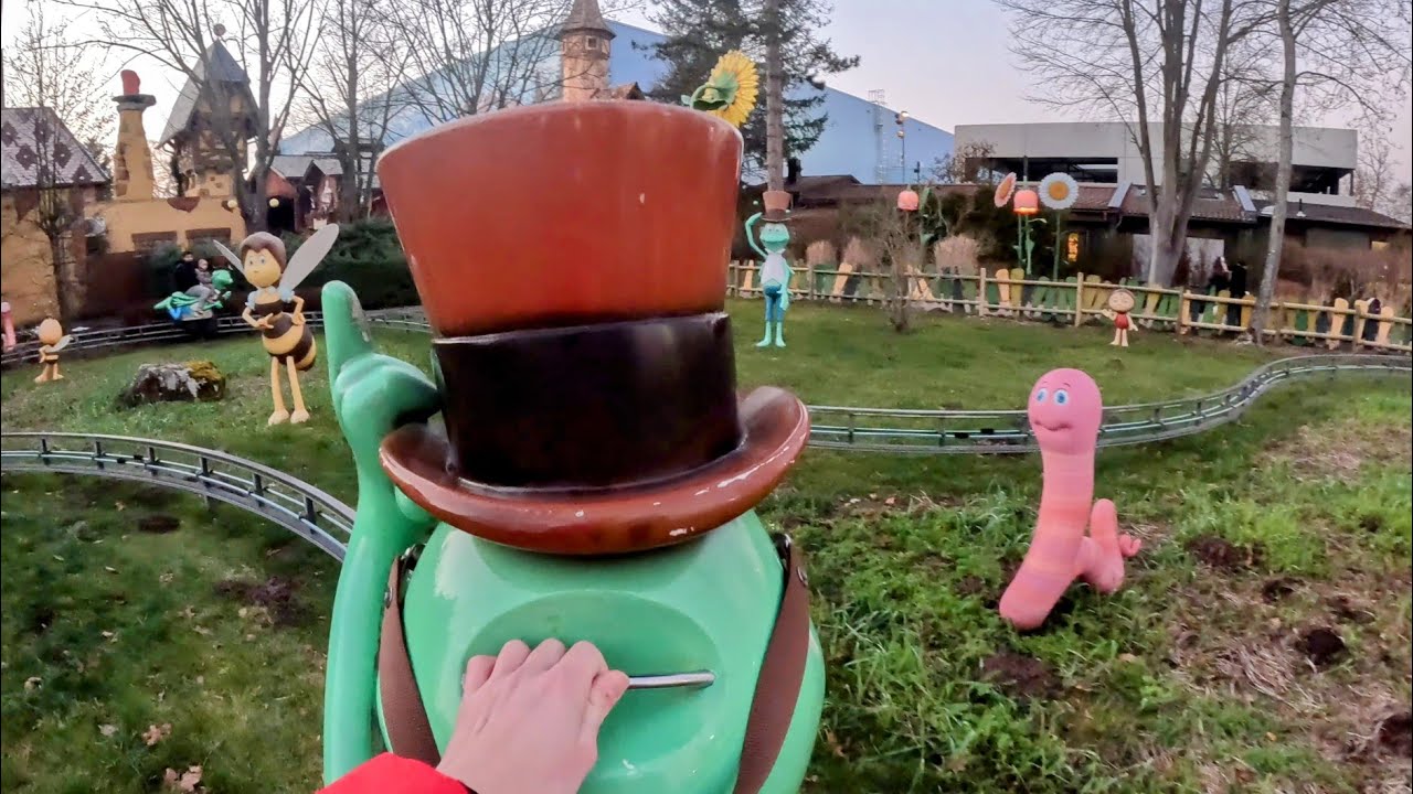 Flip, der Grashüpfer ( Onride / POV ) [ Holiday Park Winter Haßloch 2025 ]