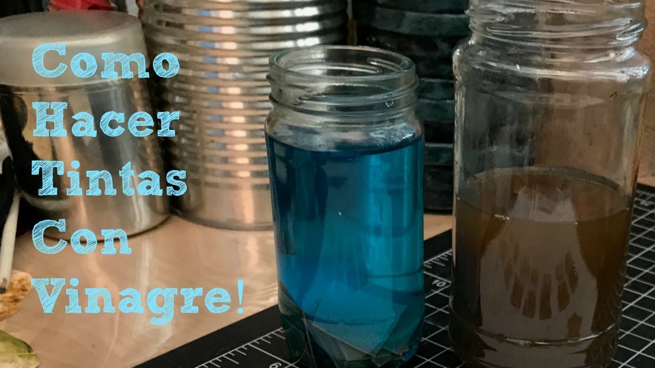 Tintas con vinagre! DIY Tutorial Facil!