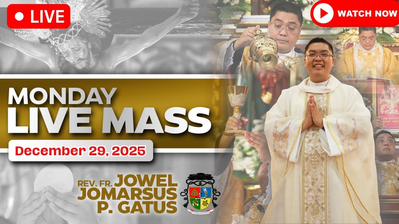 MONDAY FILIPINO LIVE MASS TODAY *DECEMBER 29, 2025* II FR. JOWEL JOMARSUS GATUS