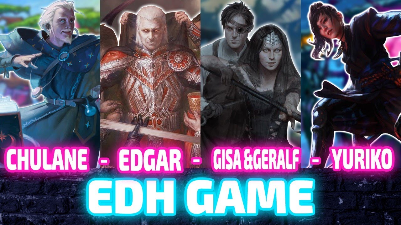 Chulane vs Edgar vs Gisa and Geralf vs Yuriko [EDH Commander] Gameplay 2020