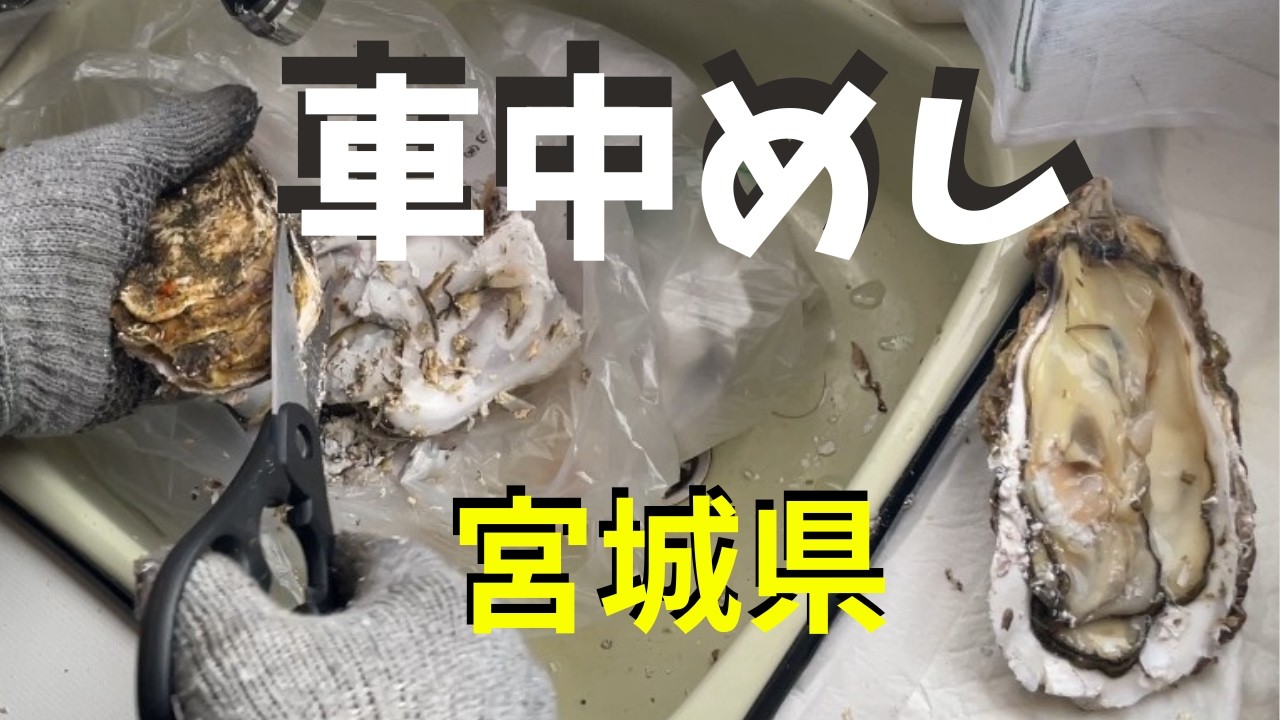【車中めし】キャンピングカーの旅｜海鮮、牛タンたべまくり