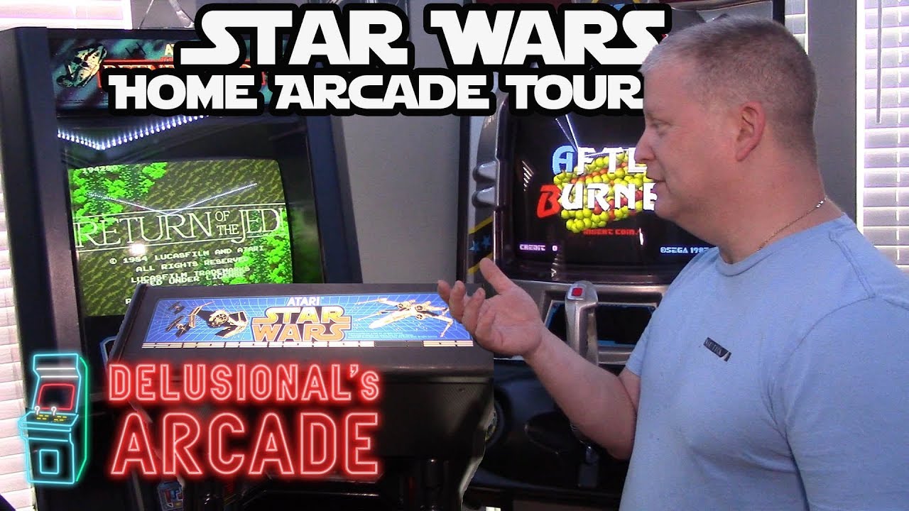 Star Wars Themed Home Arcade Tour - A collector's Dream!