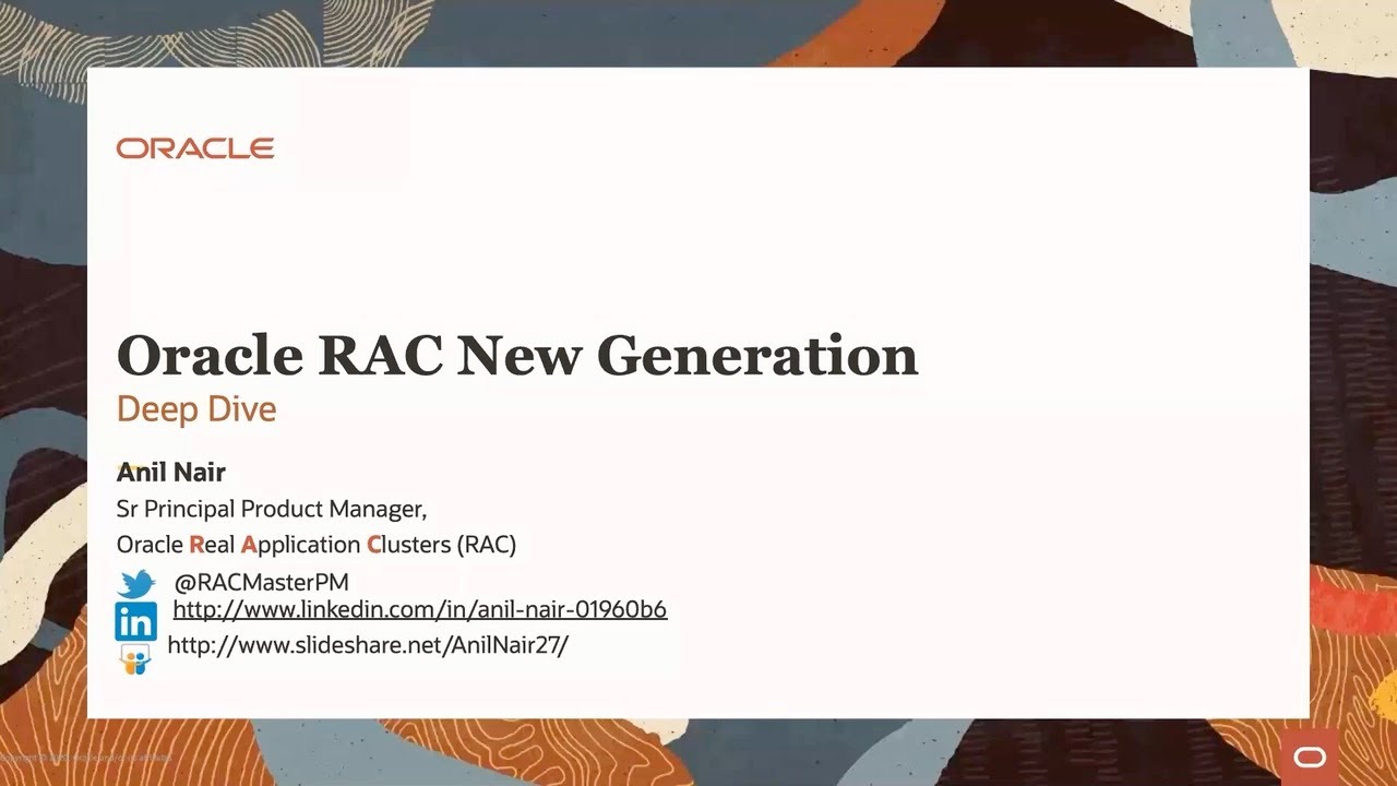 Oracle RAC new generation - deep dive