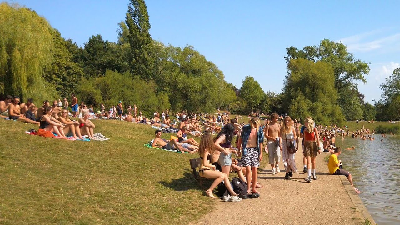 LONDON HEATWAVE WALK 🥵 HAMPSTEAD HEATH