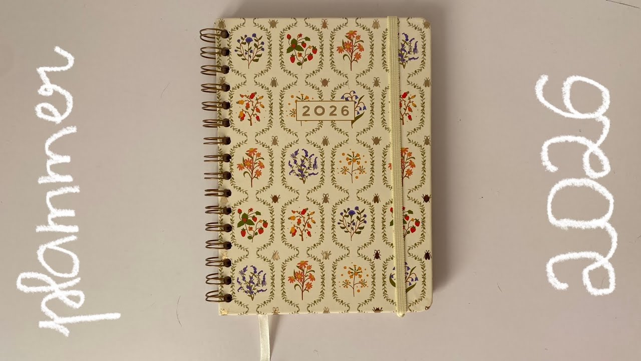 meu planner de 2026 - unboxing, metas e organização 