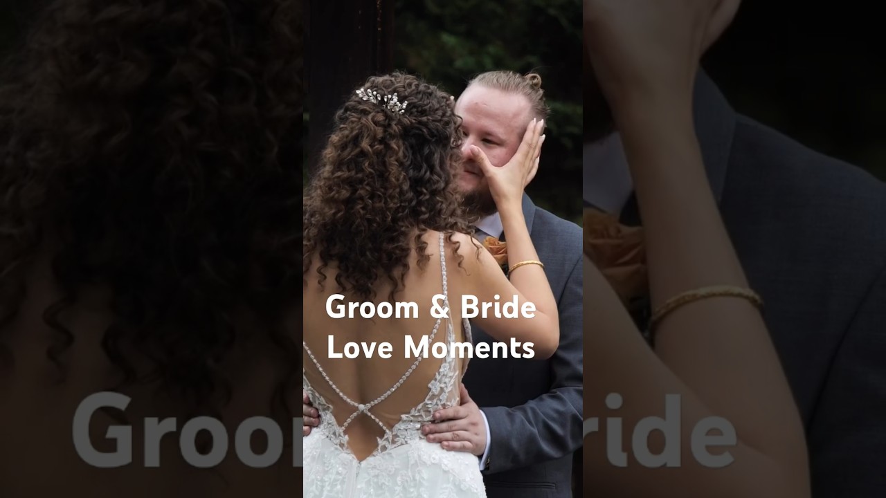 Groom & Bride love moments #wedding #shorts #love