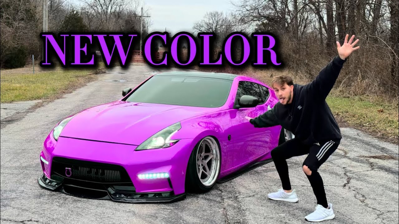 Wrapping my 370z AGAIN! New year new color