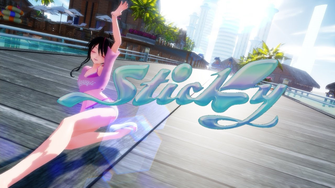 [MMD] Sticky - KISS OF LIFE [Fixed Camera]