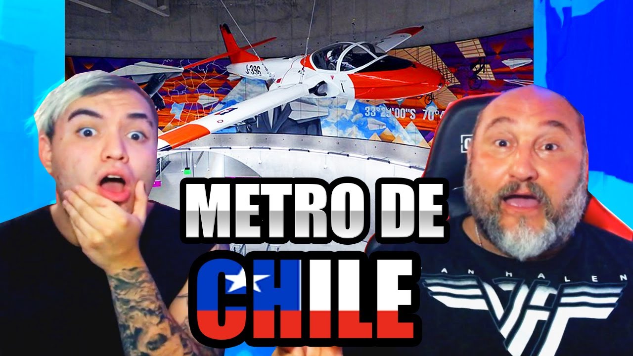 🇦🇷 MI PADRE ARGENTINO reacciona al Metro de Santiago de CHILE 🇨🇱 el MÁS MODERNO DE LATINOAMÉRICA