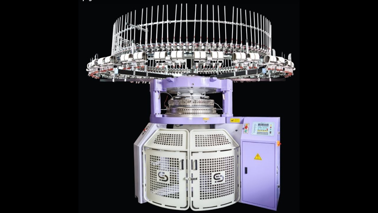 EASTINO's client ordered a super nice color circular knitting machine#eastino#circularknittingmachin