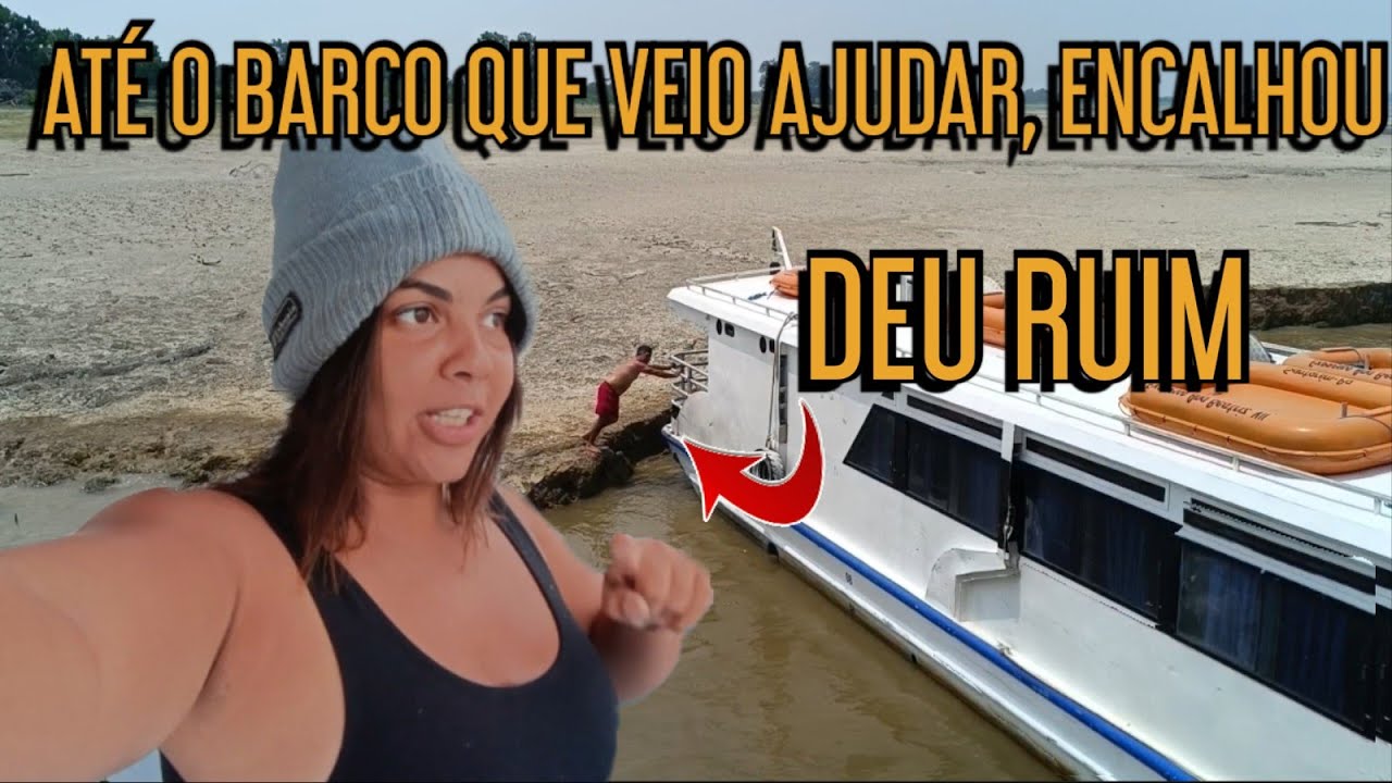 FICAMOS 20 HORAS ENCALHADOS NO RIO AMAZONAS Ep.194