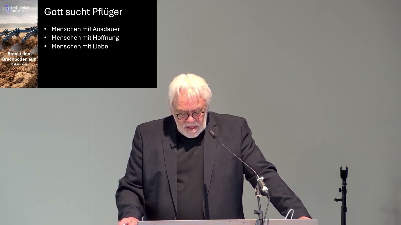 Brecht euren Brachboden auf! Pflügen und sähen.