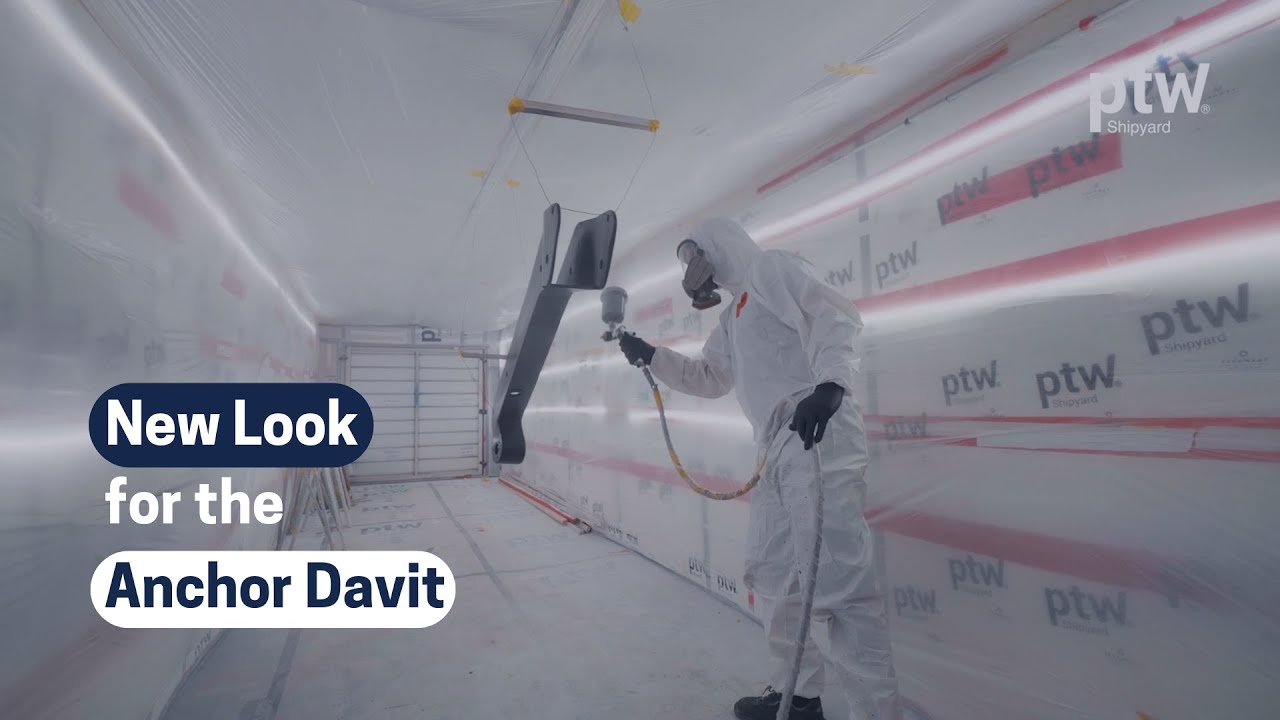 New Look for the Anchor Davit | ptw Shipyard