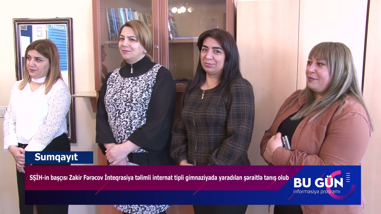Zakir Fərəcov İnteqrasiya təlimli internat tipli gimnaziyada yaradılan şəraitlə tanış olub