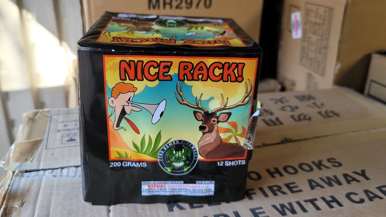 NICE RACK 12 SHOT 200 GRAM CAKE