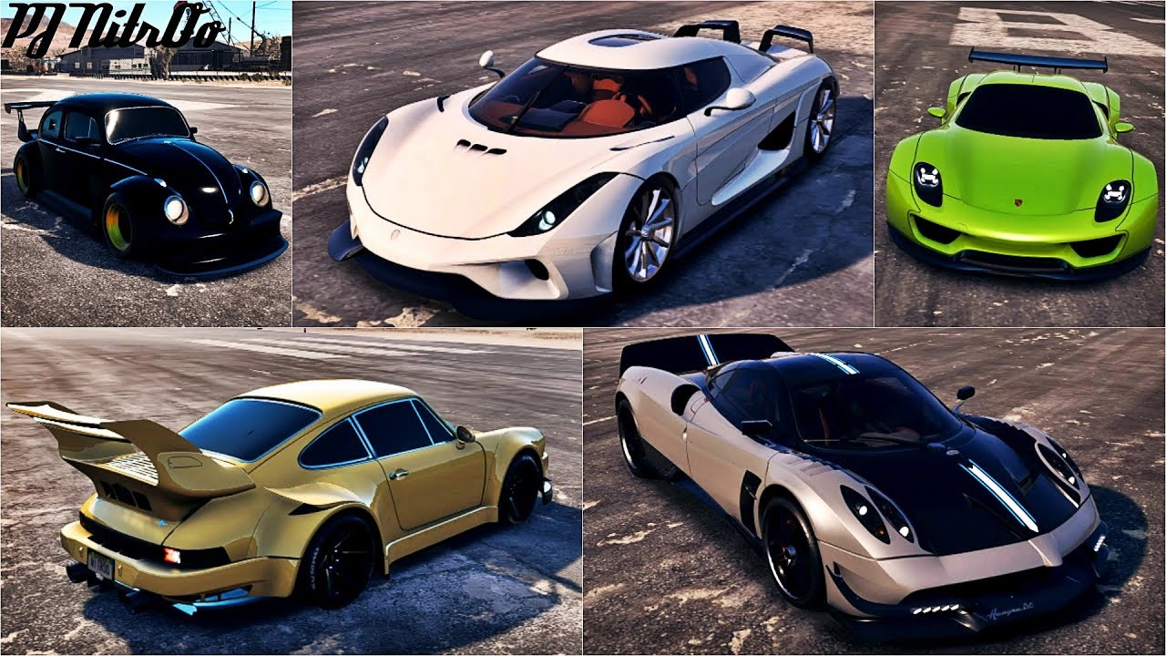 NFS Payback - TOP 5 Best Race Cars | Mejores Coches de Carreras