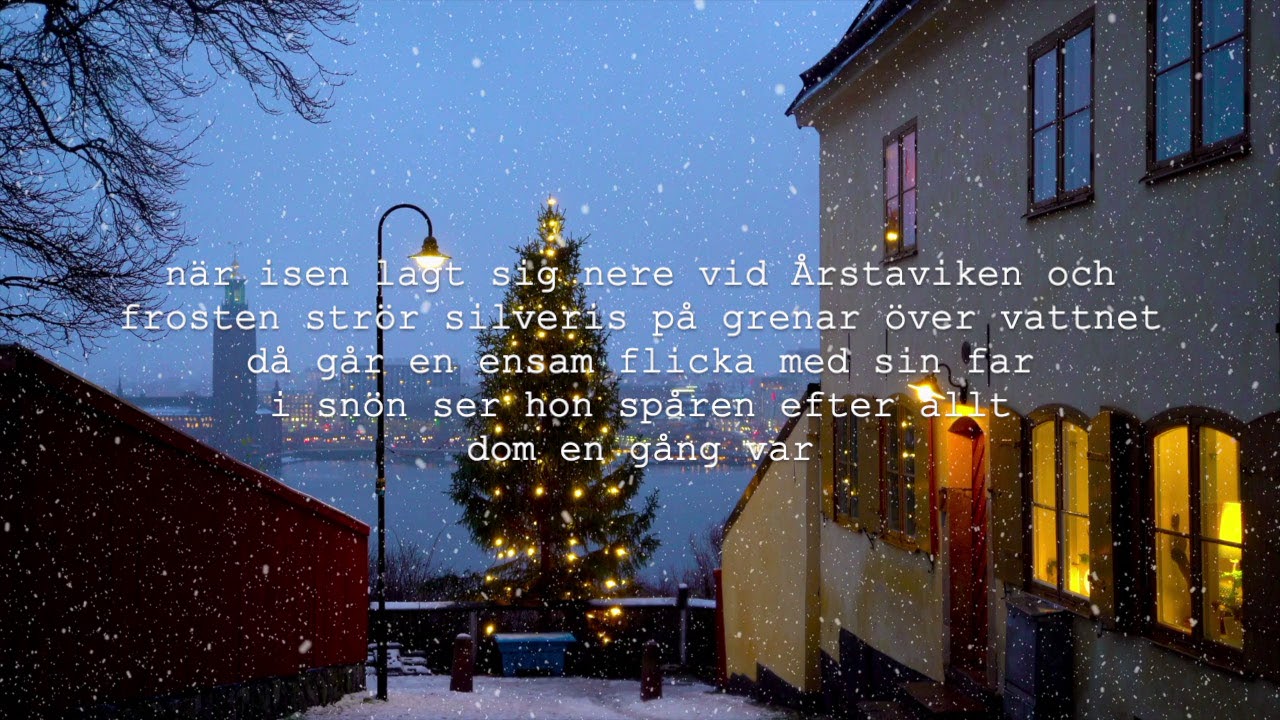 Pernilla Andersson - Det fryser på Norrmälarstrand igen (lyrics)