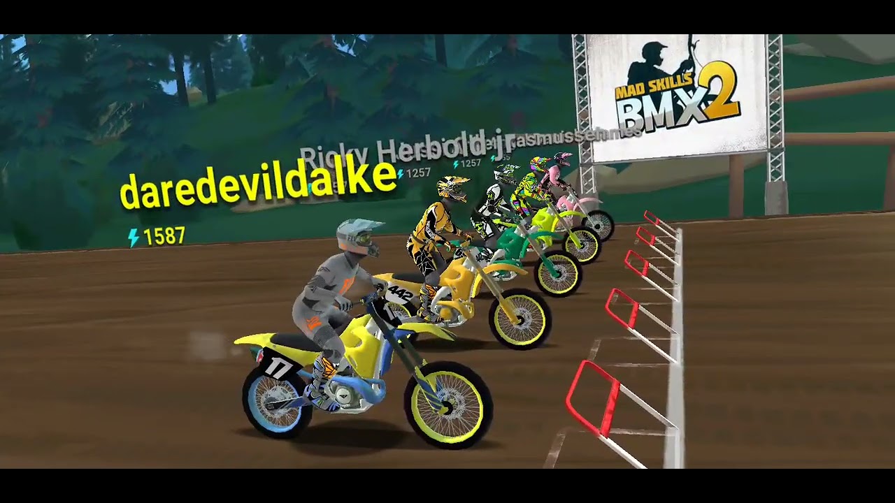 Mad Skills MX 3 - Feel The burn and Reached Level 25