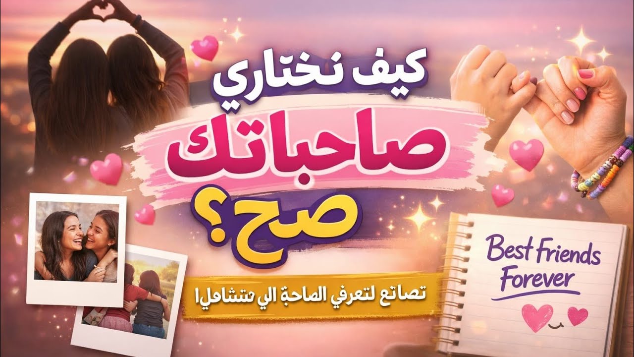 كيف نختار صحابنا صح؟!🤔