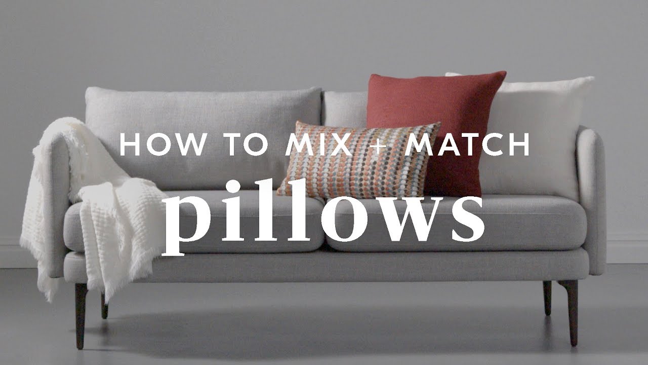How To Mix + Match Pillows