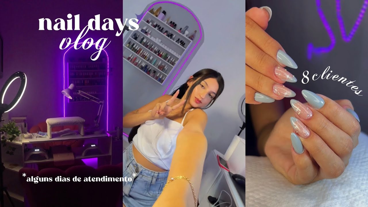 2 dias de atendimentos / studio de nail designerr em casa * vida real de uma nail* 💅🏻✨
