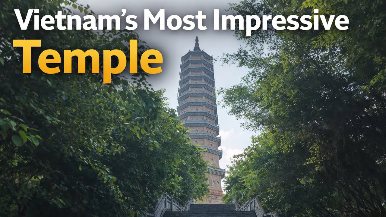 Vietnam’s Most Impressive Temple? 🛕 Bái Đính Pagoda Full Tour 🇻🇳 /  Solo Backpacking Asia #35