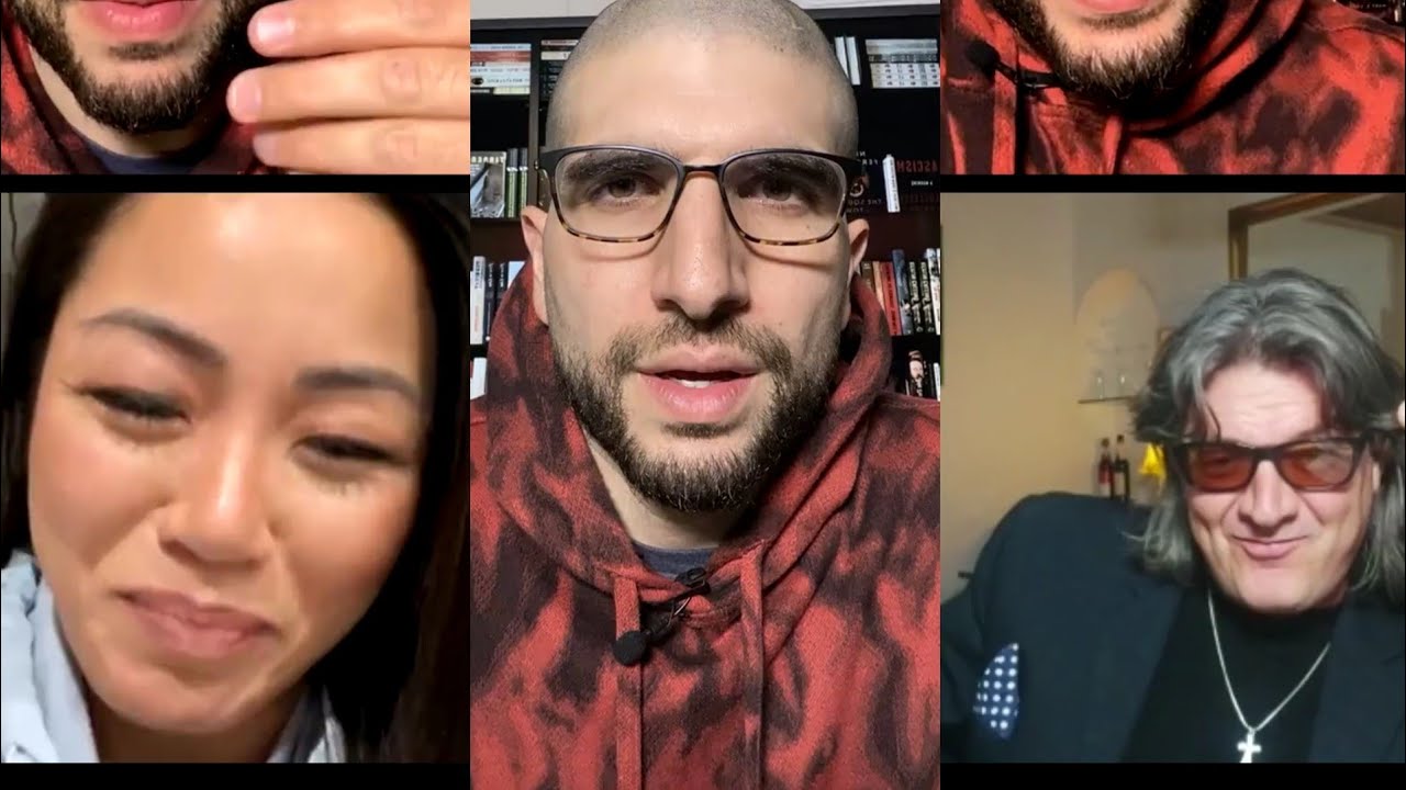 Ariel helwani Instagram live with ufc fighters and celebrities