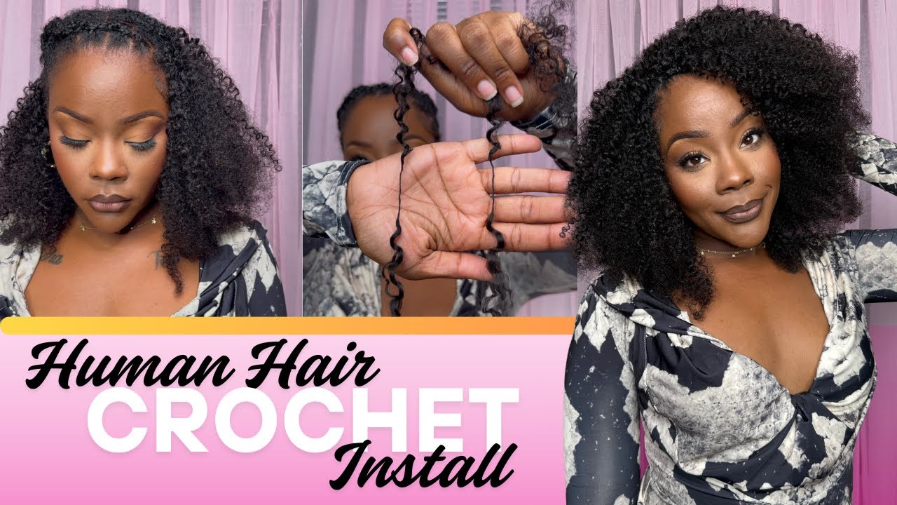 Clip-ins? Bundles? My hair? THE BEAT INSTALL OF CURLY HAIR| Ywigs Feather Crochet
