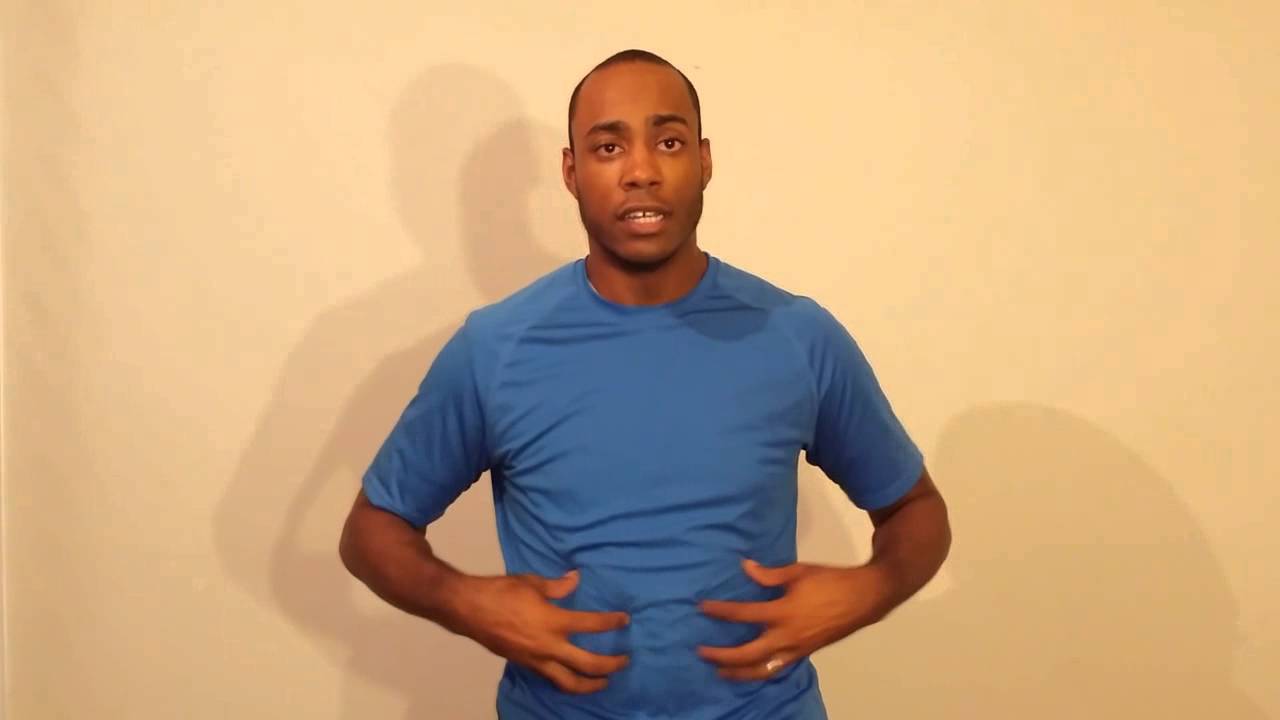 How to tighten your core like the trainer says