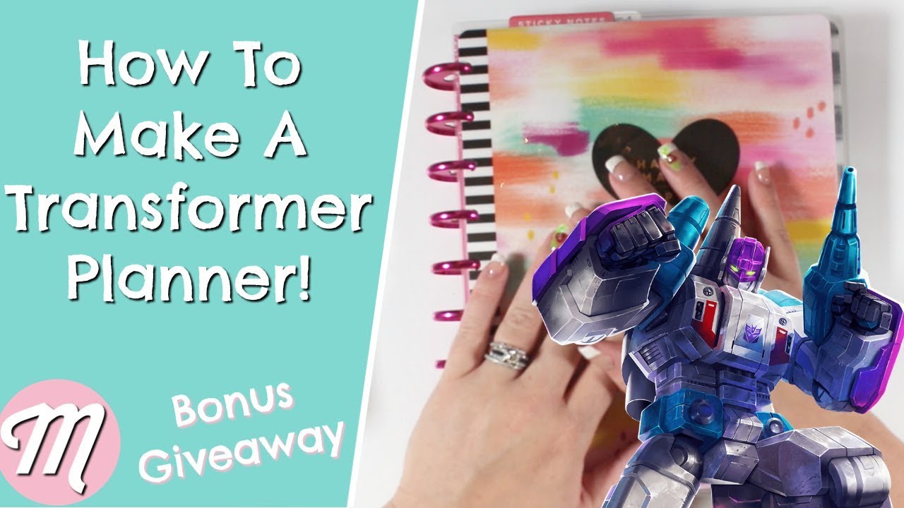 How To Make A Transformer Planner! Best Happy Planner EVER!?