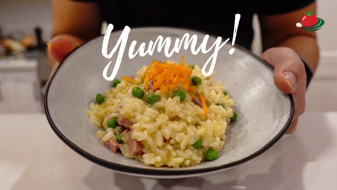 Easy Dinner Idea: Creamy Ham and Leek Risotto Recipe!