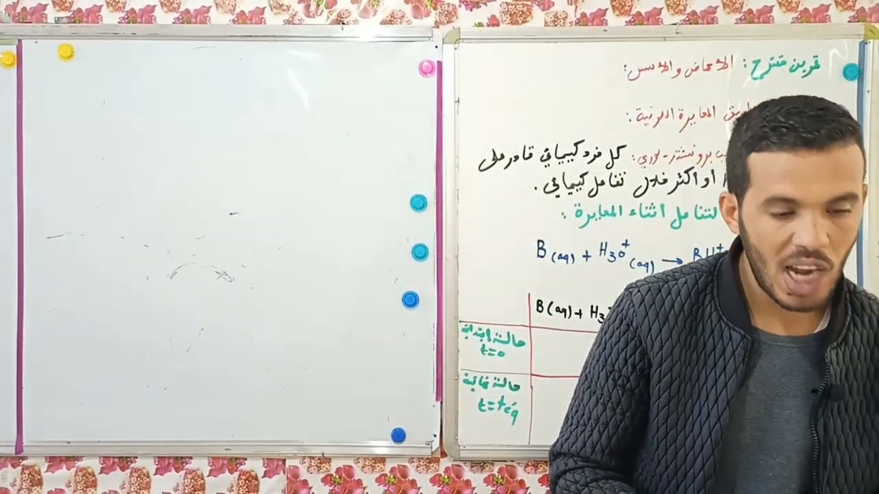 المراجعة النهائية : تمرين مقترح في الأحماض والأسس