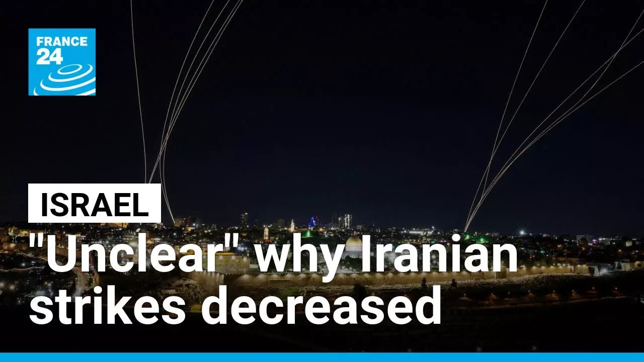 Iranian strikes on Israel decrease, although cause remains 