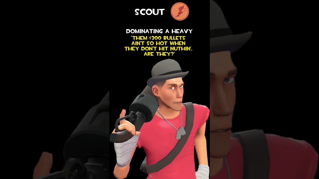 Разведчик | Доминирование над Тяжёлым | Голосовые реплики Разведчика