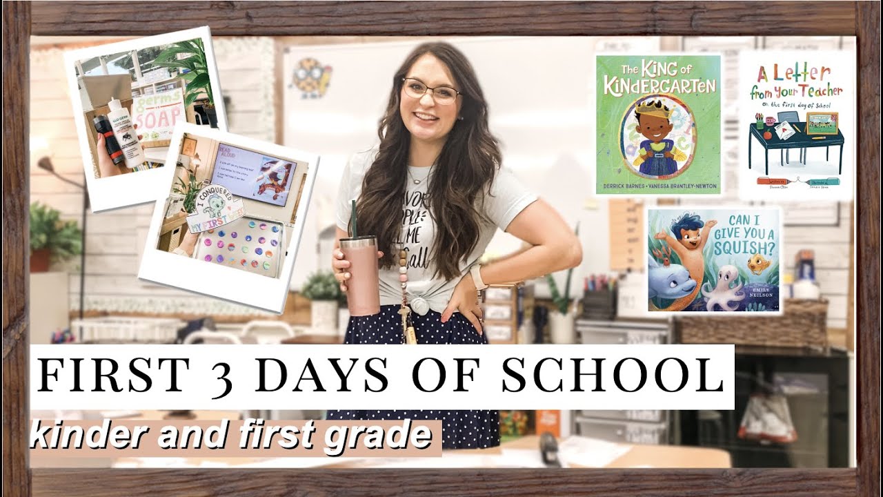 VLOG #1 First Week of School | Teaching Kindergarten AND First Grade! Activities, Books, and Ideas