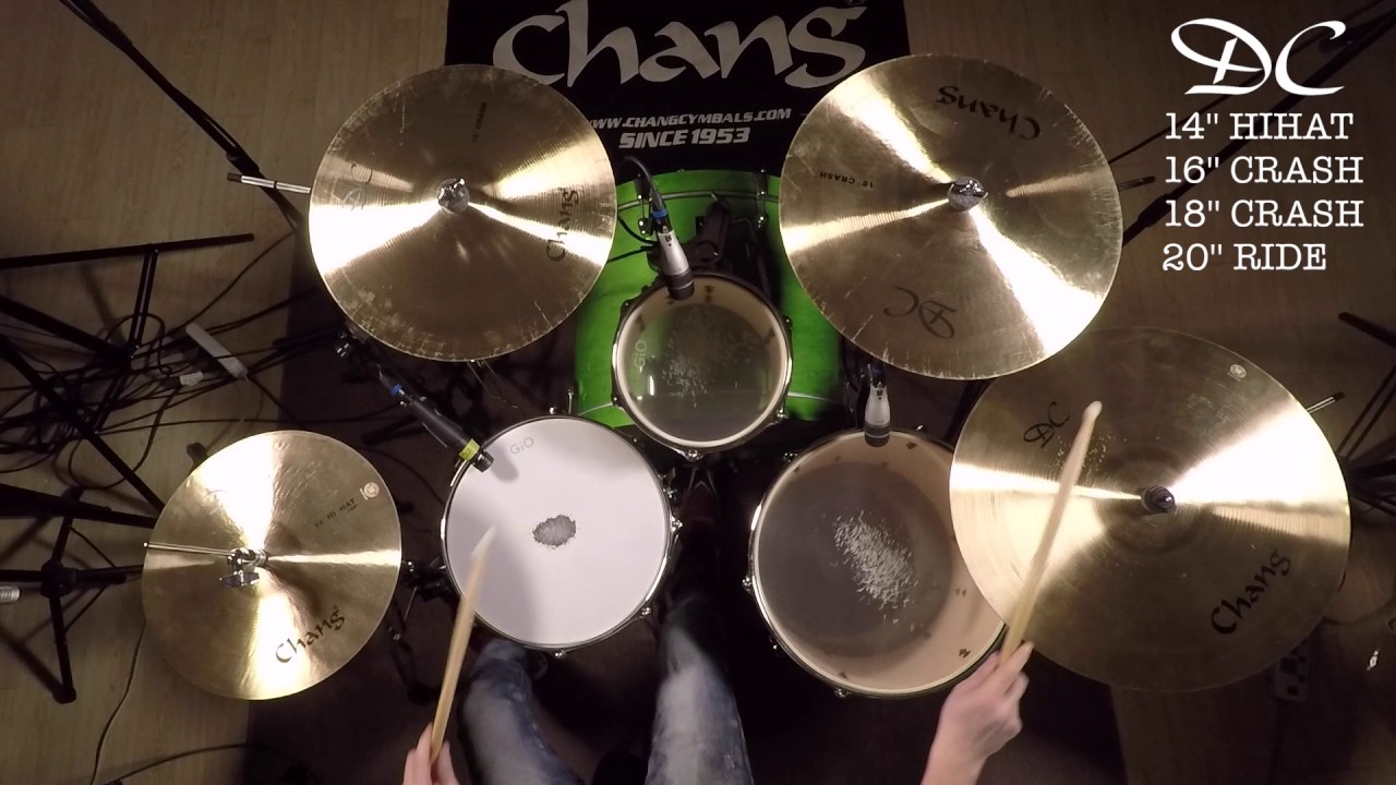 CHANG cymabsl B20 DC series cymbals for drum percussion