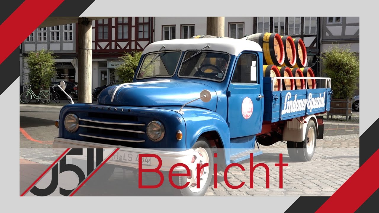 Neues Ausstellungsstück im historischen Museum: Der Schnelllastwagen 'Hanomag L28'