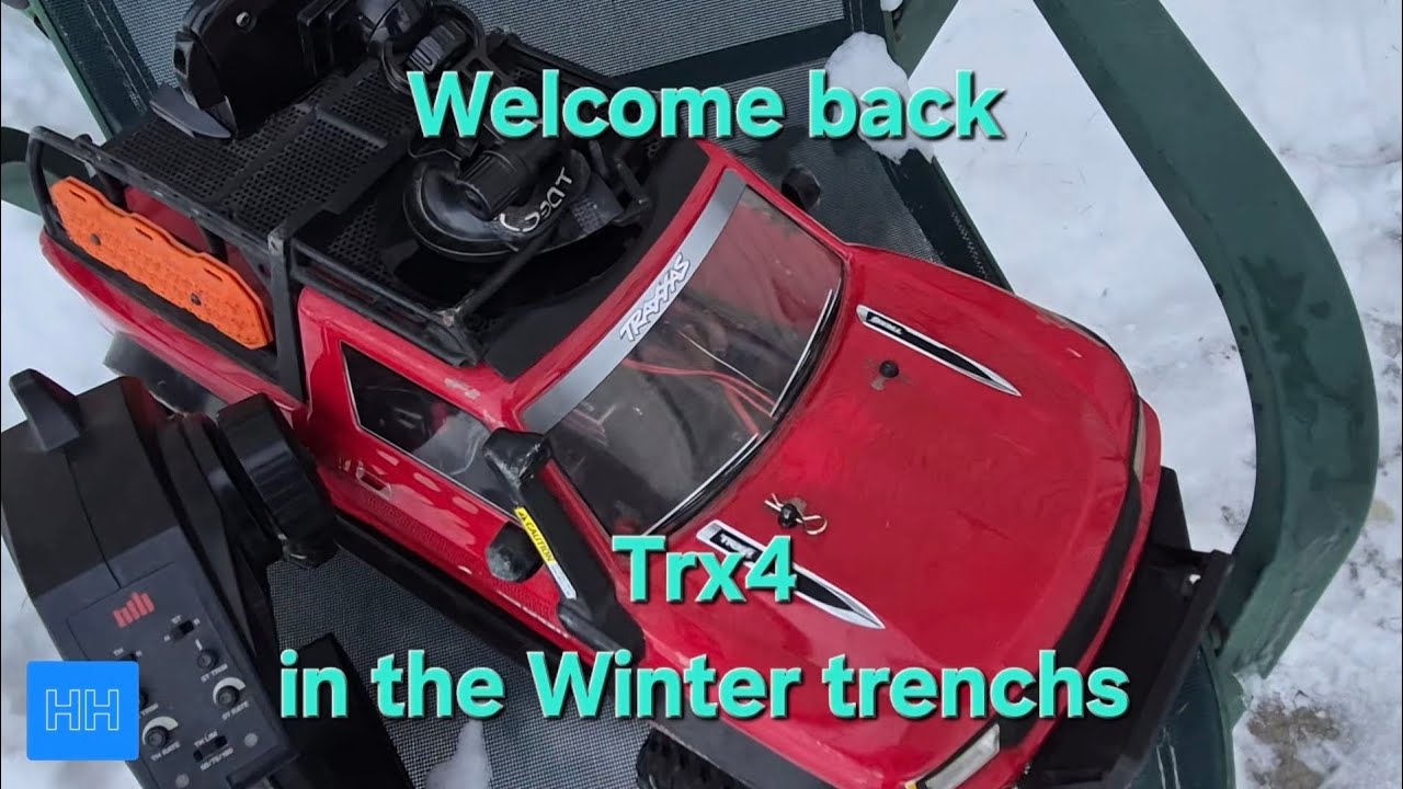 #traxxas trx4 winter trench footpath 