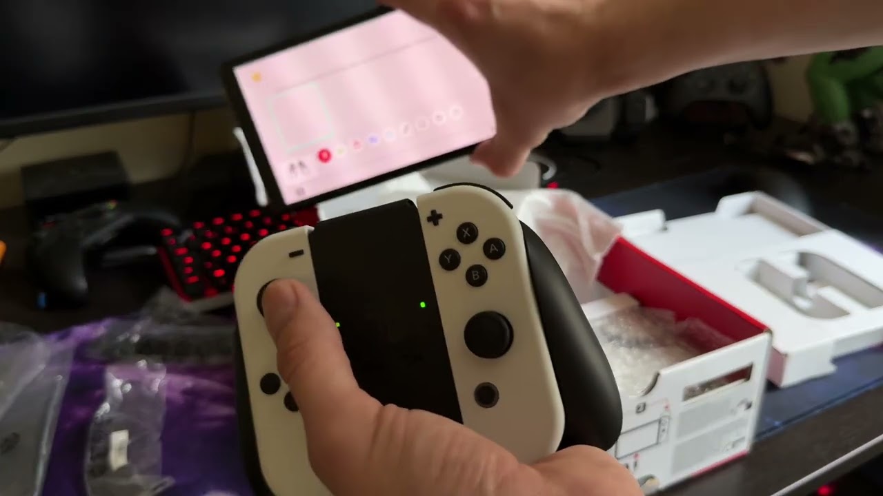 Розпаковка Nintendo switch Oled в 2025