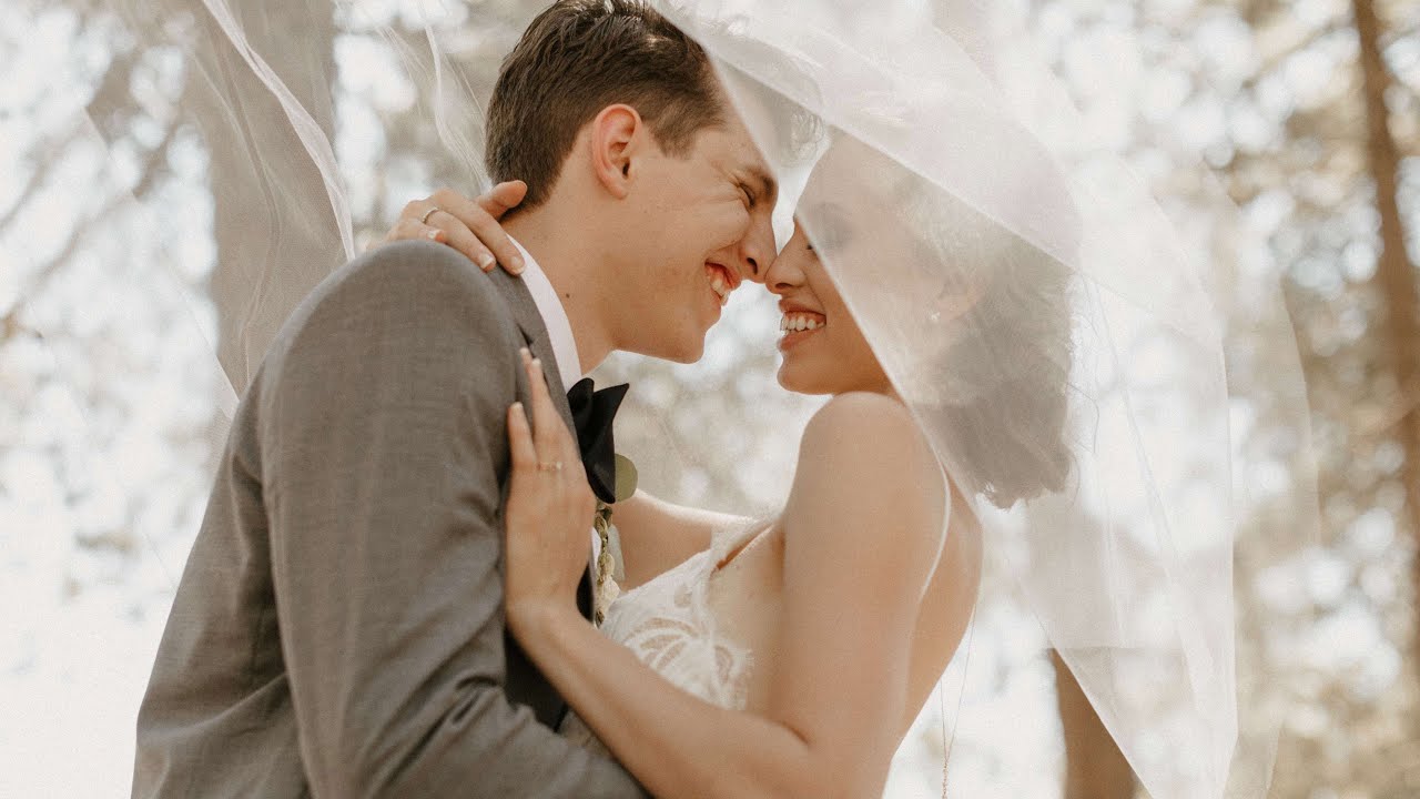 OUR WEDDING VIDEO | our very first kiss was at the altar